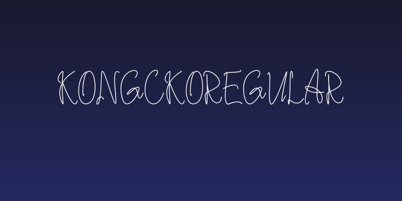 KongckoRegular Social Header