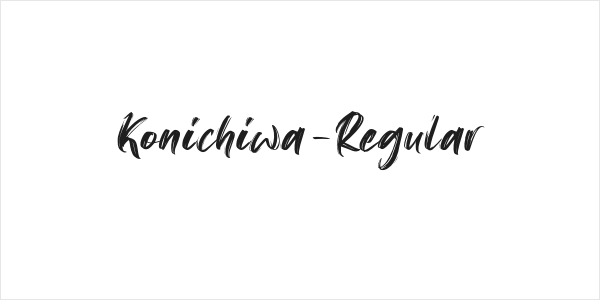 Konichiwa-Regular Logo