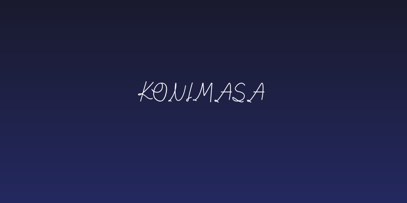Konimasa Social Header
