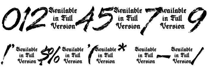 Konizuka Font OTHER CHARS