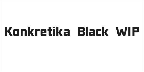 Konkretika Black WIP Logo