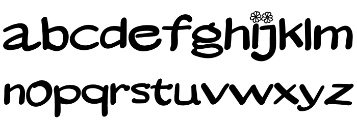 Konnichiwa Font LOWERCASE