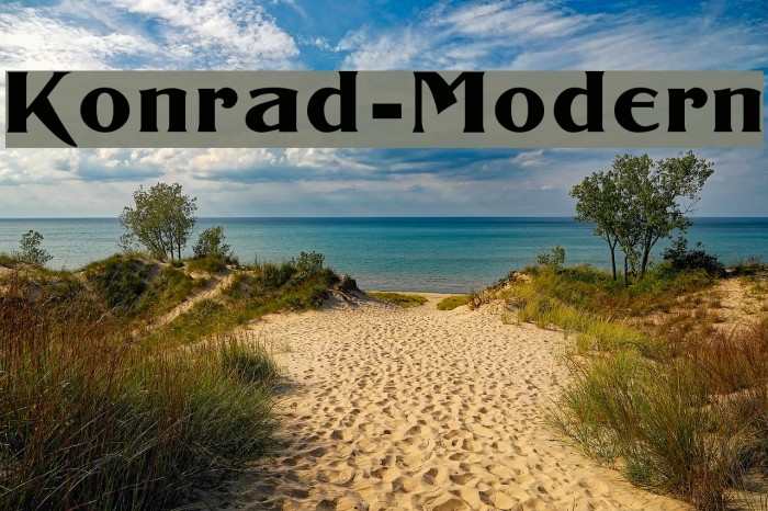 Konrad-Modern Font examples