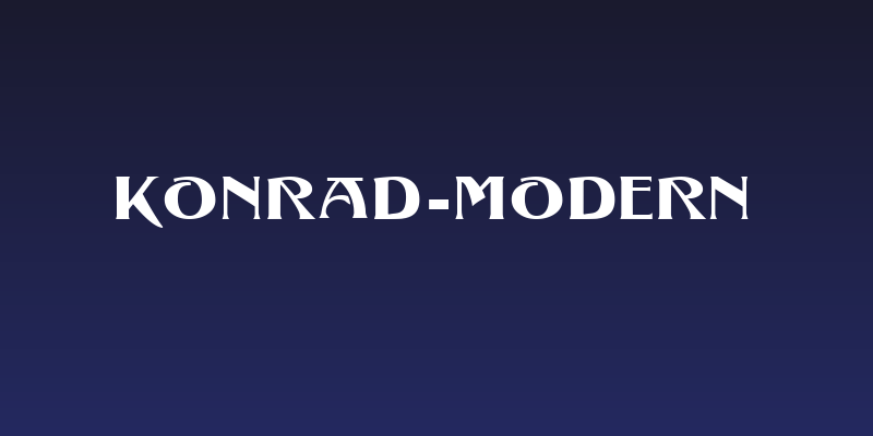 Konrad-Modern Social Header