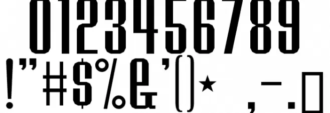 Konspiracy Theory Font OTHER CHARS