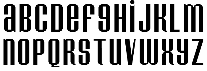 Konspiracy Theory Font LOWERCASE