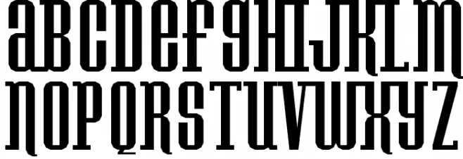 Konspiracy Theory Schriftart Groß