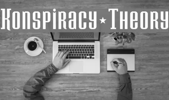 Konspiracy Theory Schriftart examples