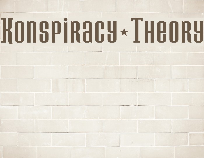 Konspiracy Theory Font examples