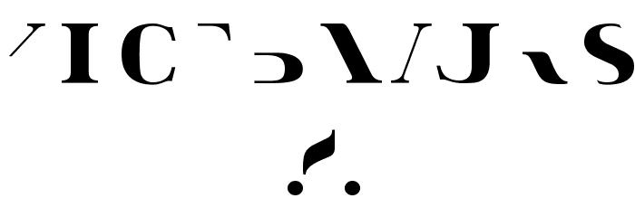 Konstata-Stencil Font OTHER CHARS
