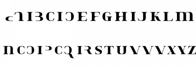 Konstata-Stencil 字体 大写