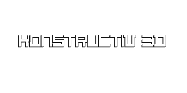 Konstructiv 3D Logo