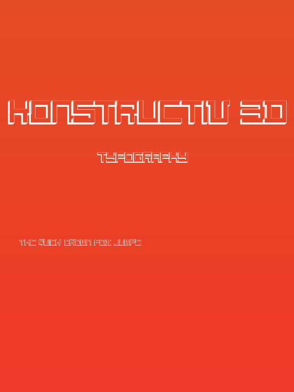 Konstructiv 3D Poster
