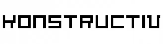 Konstructiv  Frei Schriftart Herunterladen