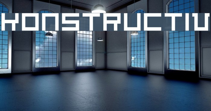 Konstructiv Font examples