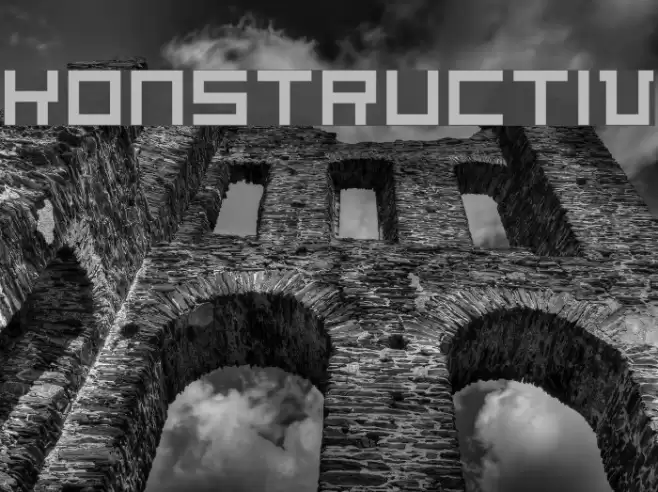 Konstructiv Font examples
