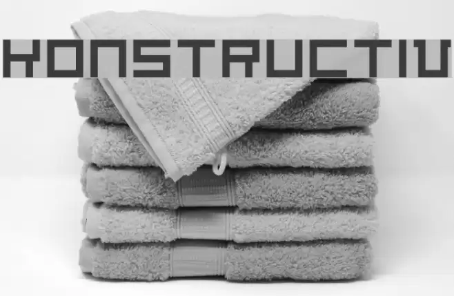 Konstructiv Font examples