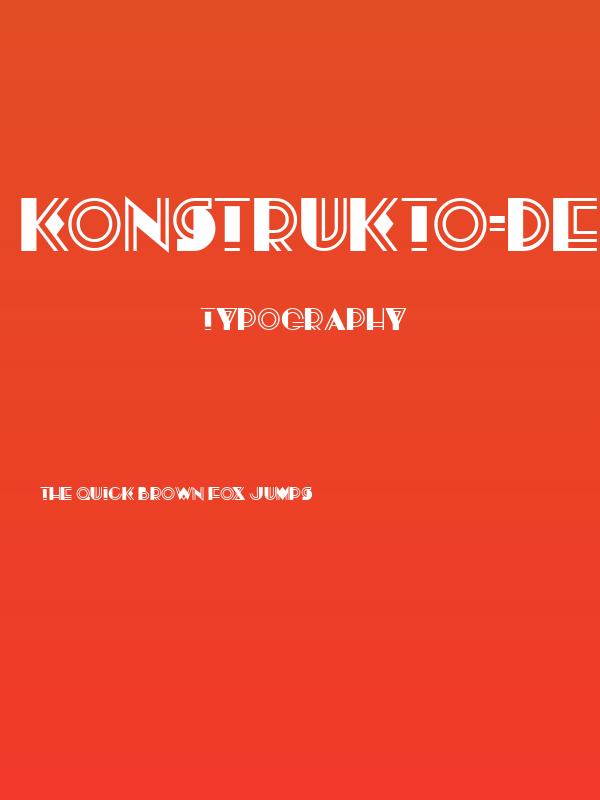 Konstrukto-Deco Poster