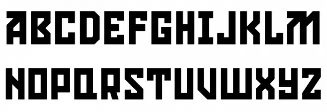 Konstruktor 字体 大写