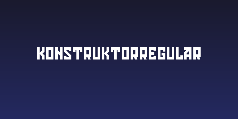 KonstruktorRegular Social Header