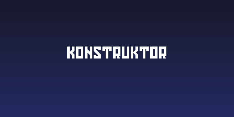 Konstruktor Social Header