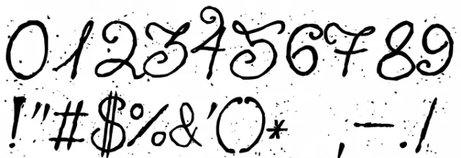 Konstytucja Polska Font OTHER CHARS