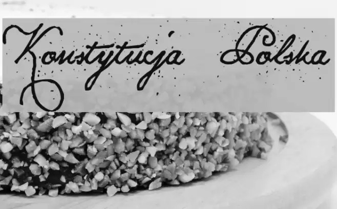 Konstytucja Polska Font examples