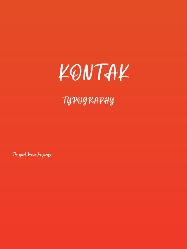 Kontak Poster
