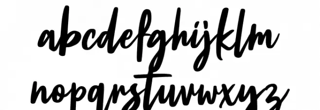 Kontak 字体 小写