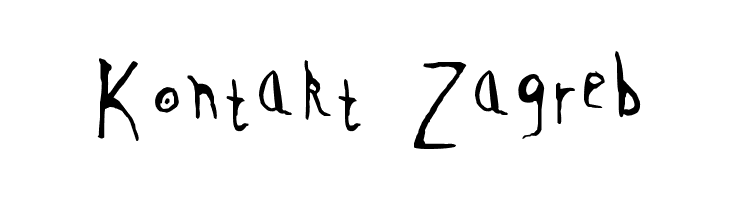 Kontakt Zagreb Font