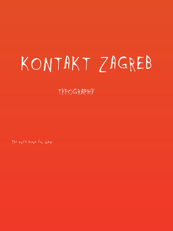 Kontakt Zagreb Poster