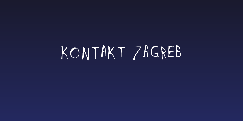 Kontakt Zagreb Social Header