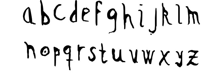 Kontakt Zagreb Font Litere mici
