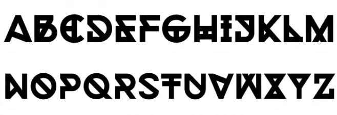 Kontanter Bold Schriftart Groß