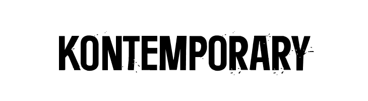 Kontemporary  Free Fonts Download