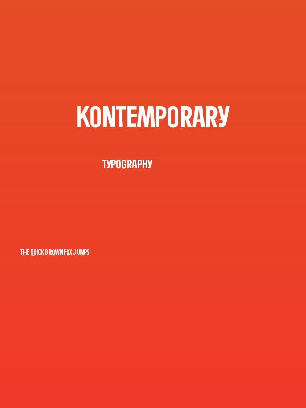 Kontemporary Poster