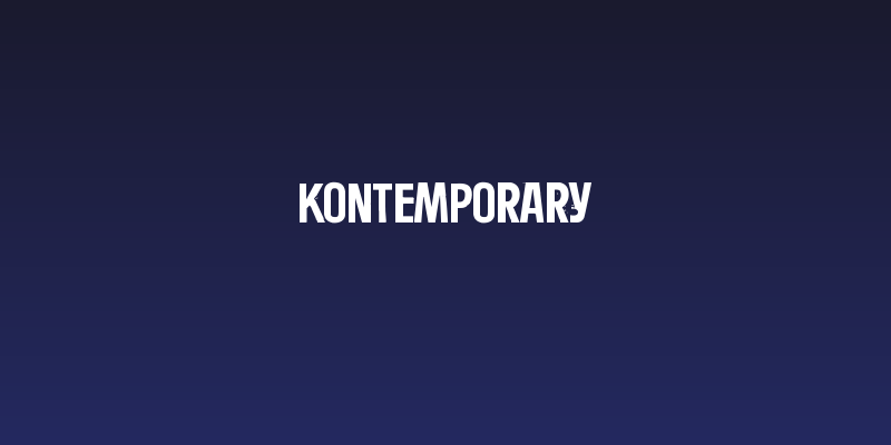 Kontemporary Social Header
