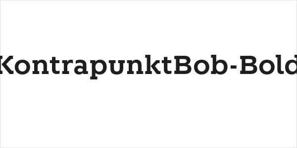 KontrapunktBob-Bold Logo