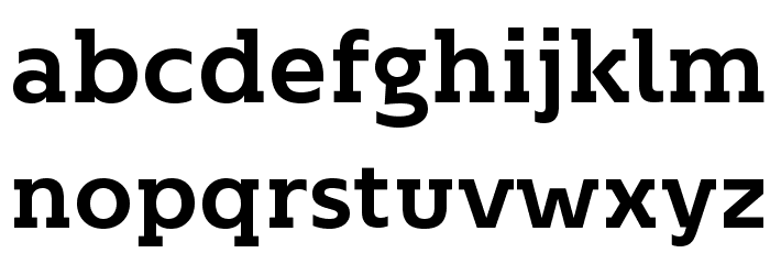 KontrapunktBob-Bold Font LOWERCASE