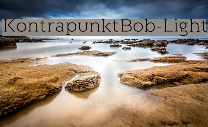 KontrapunktBob-Light Font examples