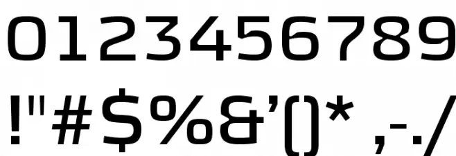 KontrapunktBold Font OTHER CHARS