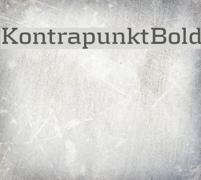 KontrapunktBold Example 1