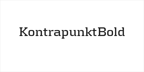 KontrapunktBold Logo