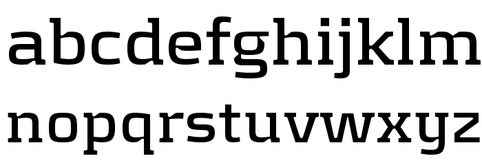 KontrapunktBold Font LOWERCASE