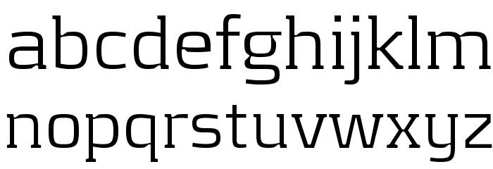 KontrapunktLight Font LOWERCASE