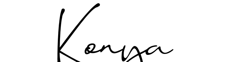 Konya  免费字体下载