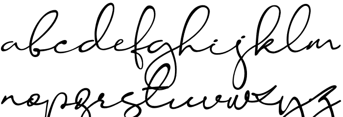Konya Font LOWERCASE