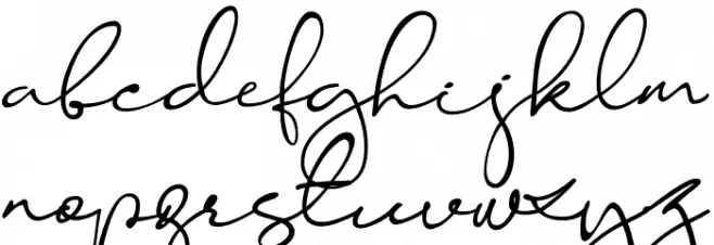 Konya फ़ॉन्ट लोअरकेस