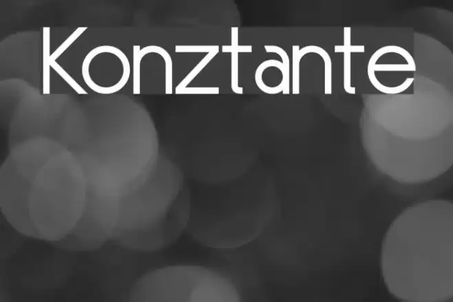 Konztante फ़ॉन्ट examples