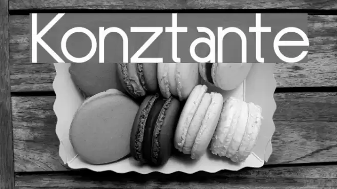 Konztante फ़ॉन्ट examples